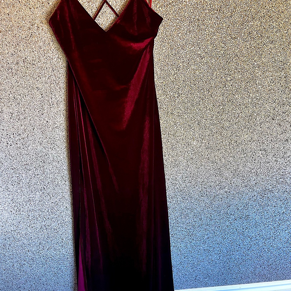 NBD Party Maxi Dress Crimson
